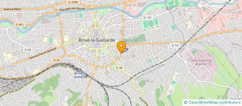 localisation de l'entreprise MONSIEUR AHMED ADAM AHMED à BRIVE-LA-GAILLARDE