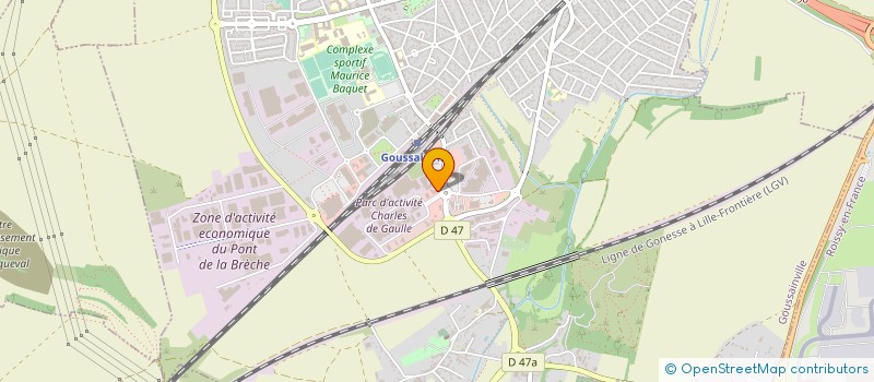 localisation de l'entreprise MONSIEUR AHMED ADAM HAFIZ  GOUSSAINVILLE