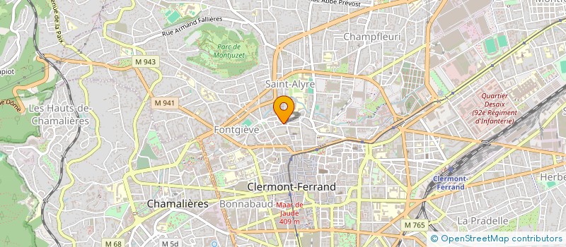 localisation de l'entreprise MONSIEUR AHMED ADAM MOHAMED  CLERMONT-FERRAND