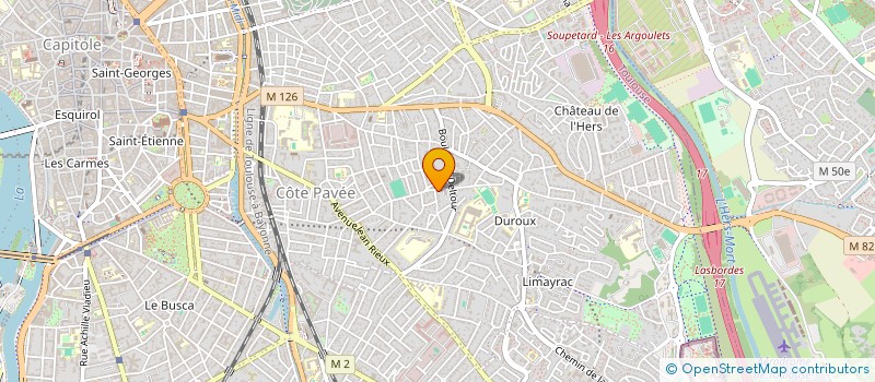 localisation de l'entreprise MONSIEUR AHMED ADDAD  TOULOUSE