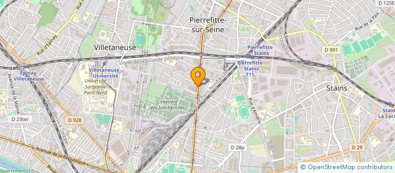 localisation de l'entreprise MONSIEUR AHMED ADOUANE à PIERREFITTE-SUR-SEINE