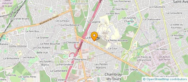 localisation de l'entreprise MONSIEUR AHMED AFGHOUL  CHAMBRAY-LES-TOURS