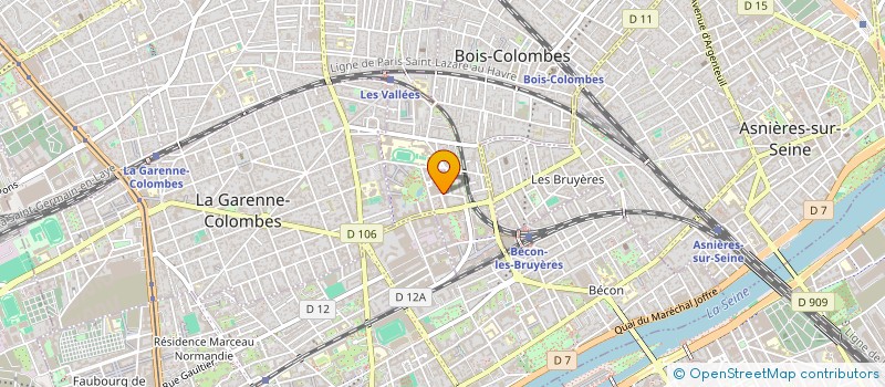 localisation de l'entreprise MONSIEUR AHMED AGNAOU à BOIS-COLOMBES