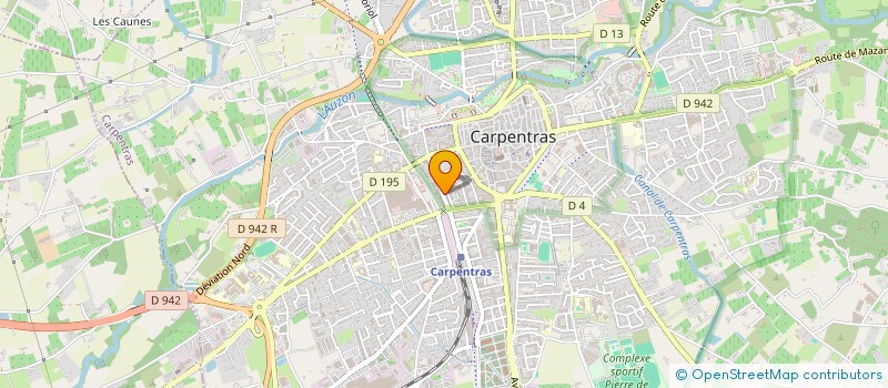 localisation de l'entreprise MONSIEUR AHMED AHARRAM à CARPENTRAS