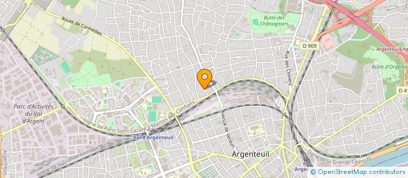 localisation de l'entreprise MONSIEUR AHMED AHMED  ARGENTEUIL