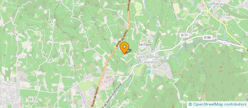 localisation de l'entreprise MONSIEUR AHMED AISSA  VAISON-LA-ROMAINE