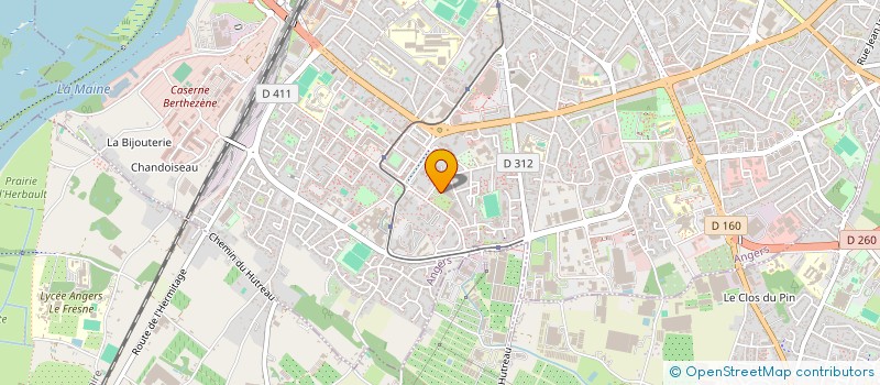 localisation de l'entreprise MONSIEUR AHMED AIT ABDELMALEK à ANGERS