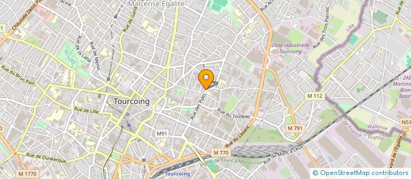 localisation de l'entreprise MONSIEUR AHMED AIT-BOUHOU à TOURCOING