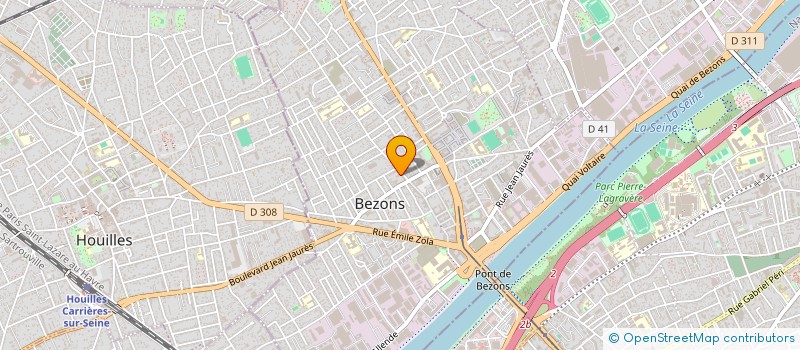 localisation de l'entreprise MONSIEUR AHMED AIT BOUZIAD  BEZONS