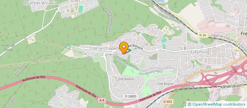 localisation de l'entreprise MONSIEUR AHMED AIT CHEKDID  FREYMING-MERLEBACH