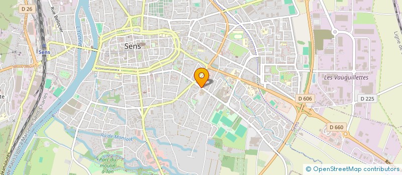 localisation de l'entreprise MONSIEUR AHMED AIT KACI  SENS