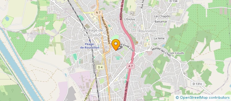 localisation de l'entreprise MONSIEUR AHMED AIT KHEDDACHE  ROUSSILLON