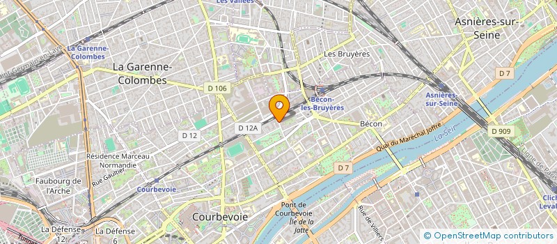 localisation de l'entreprise MONSIEUR AHMED AIT LAHSEN à COURBEVOIE