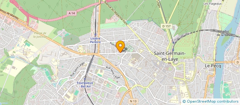 localisation de l'entreprise MONSIEUR AHMED AIT OUAL à SAINT-GERMAIN-EN-LAYE