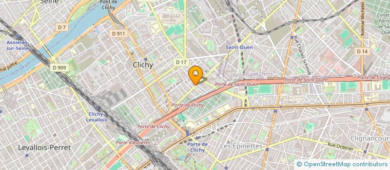 localisation de l'entreprise MONSIEUR AHMED AIT SI à CLICHY