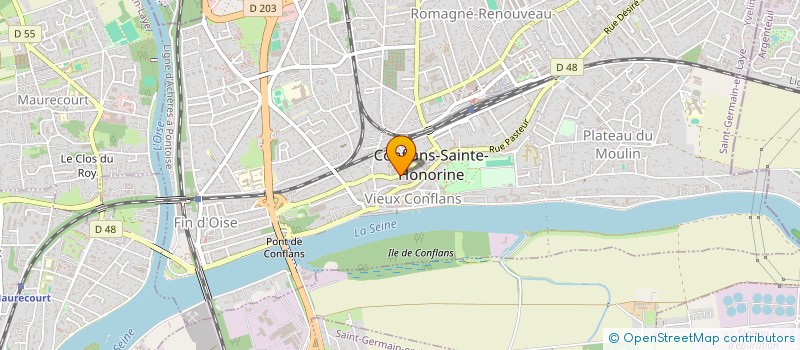 localisation de l'entreprise MONSIEUR AHMED AITEUR  CONFLANS-SAINTE-HONORINE