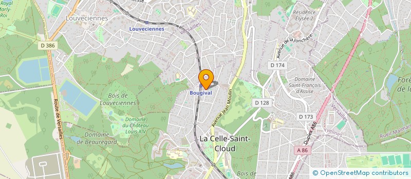 localisation de l'entreprise MONSIEUR AHMED AITSSI à LA CELLE-SAINT-CLOUD