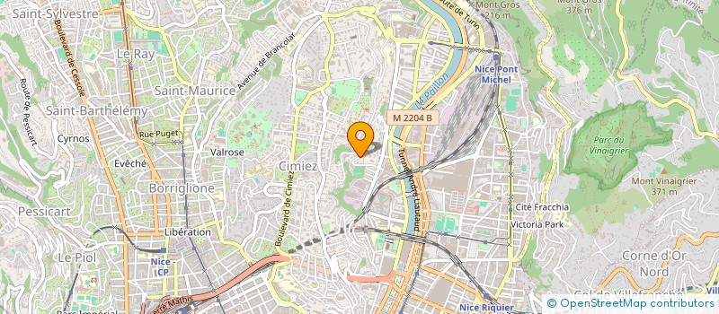 localisation de l'entreprise MONSIEUR AHMED AJILI  NICE