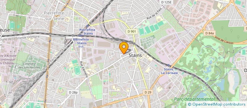 localisation de l'entreprise MONSIEUR AHMED AKKARI à STAINS