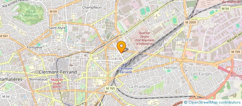 localisation de l'entreprise MONSIEUR AHMED AKRAR  CLERMONT-FERRAND