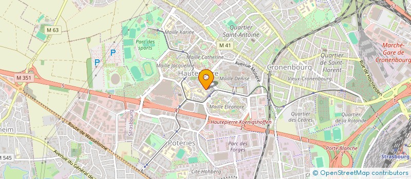 localisation de l'entreprise MONSIEUR AHMED AL GABR à STRASBOURG