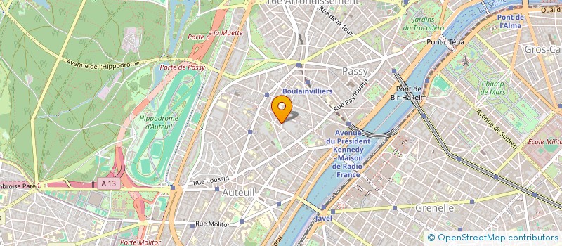 localisation de l'entreprise MONSIEUR AHMED AL HAJJI  PARIS