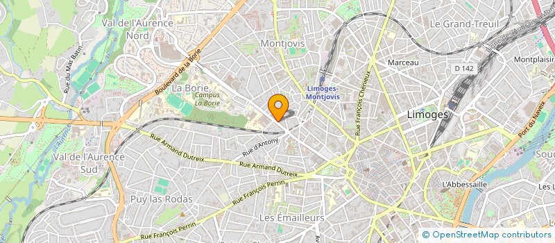 localisation de l'entreprise MONSIEUR AHMED AL-MASOODI à LIMOGES