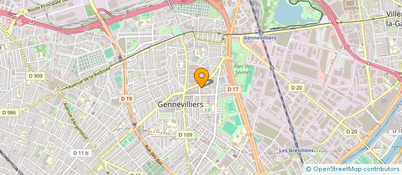 localisation de l'entreprise MONSIEUR AHMED ALAHOUM à GENNEVILLIERS