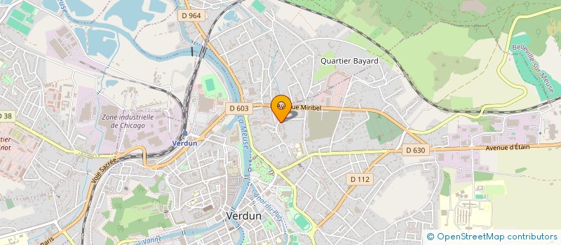 localisation de l'entreprise MONSIEUR AHMED ALI à VERDUN