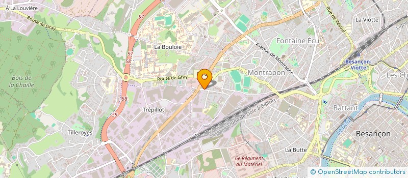 localisation de l'entreprise MONSIEUR AHMED ALI ABDI à BESANCON