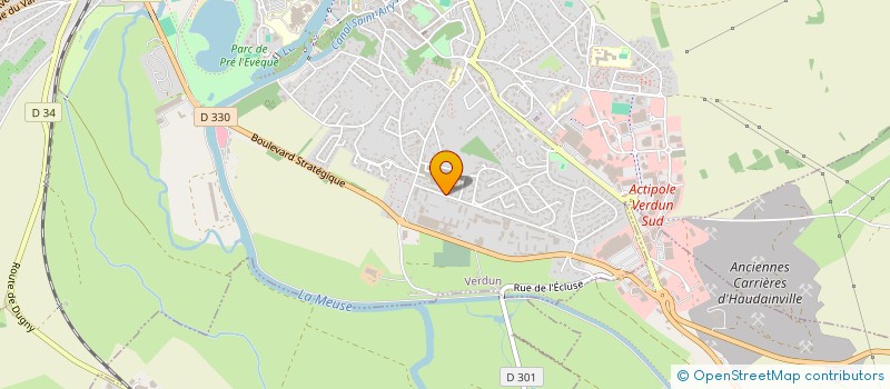 localisation de l'entreprise MONSIEUR AHMED ALI ILIASSA à VERDUN