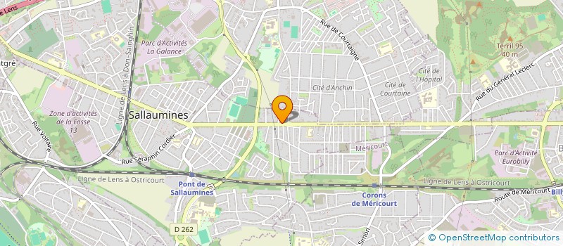 localisation de l'entreprise MONSIEUR AHMED ALILI  SALLAUMINES