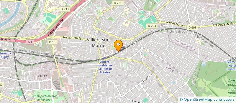 localisation de l'entreprise MONSIEUR AHMED ALLOUACHE à VILLIERS-SUR-MARNE