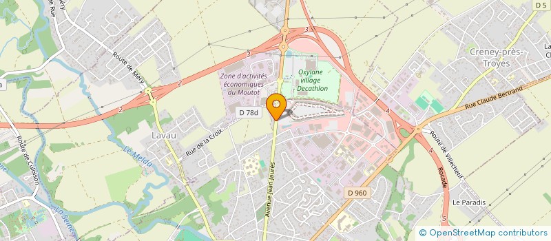 localisation de l'entreprise MONSIEUR AHMED ALY  PONT-SAINTE-MARIE