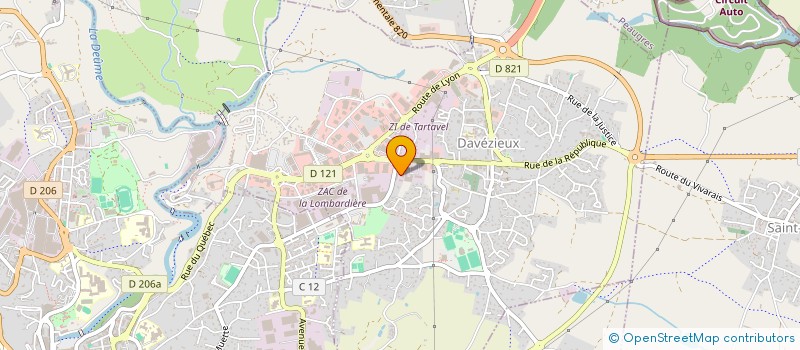 localisation de l'entreprise MONSIEUR AHMED AMARNI  DAVEZIEUX