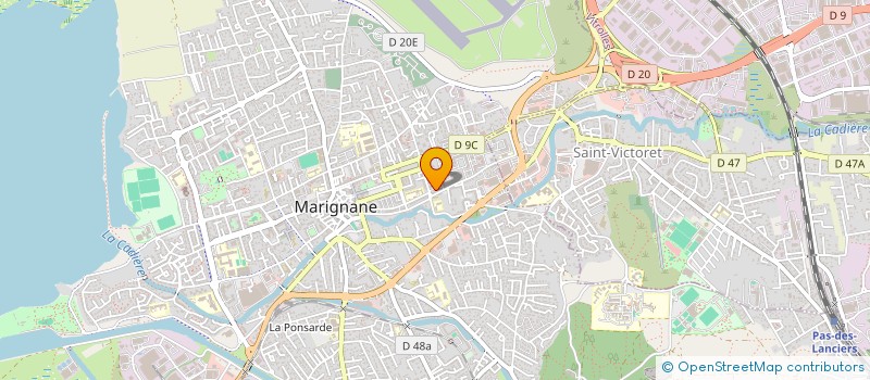 localisation de l'entreprise MONSIEUR AHMED AMEKRAN à MARIGNANE