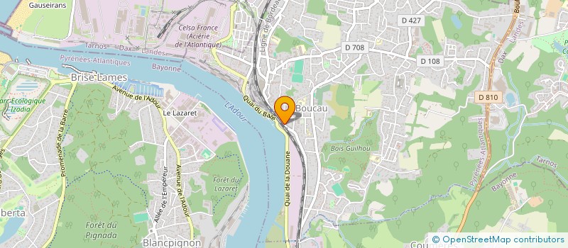 localisation de l'entreprise MONSIEUR AHMED AMELLAL AIT HSAINE  BOUCAU