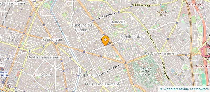 localisation de l'entreprise MONSIEUR AHMED AMEUR à PARIS
