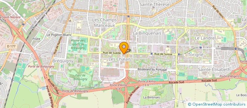 localisation de l'entreprise MONSIEUR AHMED AMIMER  RENNES