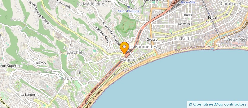 localisation de l'entreprise MONSIEUR AHMED AMIMI  NICE