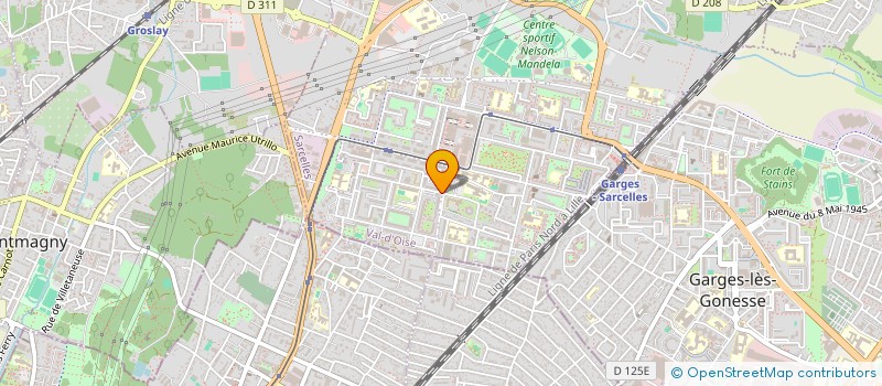 localisation de l'entreprise MONSIEUR AHMED-AMIN MIRA  SARCELLES