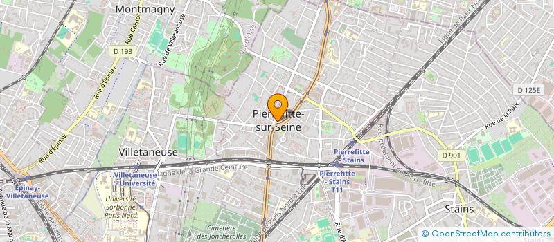localisation de l'entreprise MONSIEUR AHMED AMINE BENMECHERI à PIERREFITTE-SUR-SEINE