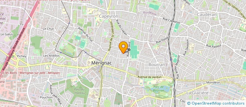 localisation de l'entreprise MONSIEUR AHMED AMINE BENSALEM à MERIGNAC