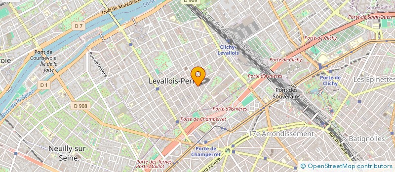 localisation de l'entreprise MONSIEUR AHMED AMINE MAHBOULI à LEVALLOIS-PERRET
