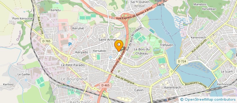 localisation de l'entreprise MONSIEUR AHMED AMINE NOUI à LORIENT