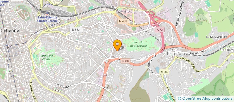 localisation de l'entreprise MONSIEUR AHMED-AMINE ZIANE  SAINT-ETIENNE