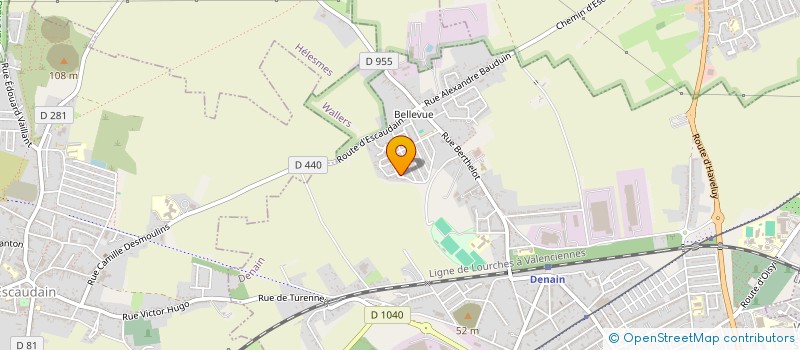 localisation de l'entreprise MONSIEUR AHMED AMRAN  DENAIN