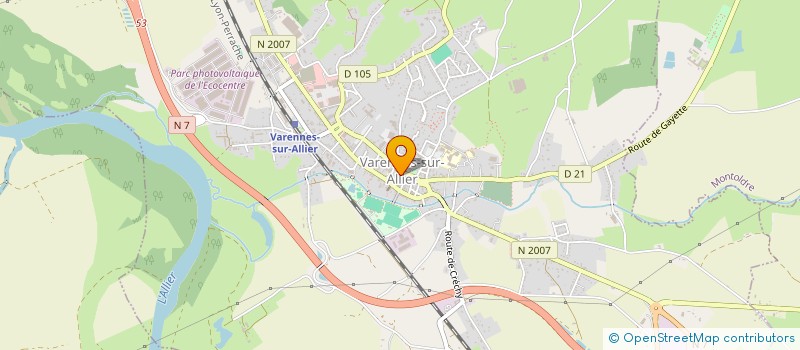 localisation de l'entreprise MONSIEUR AHMED AMRAOUI  VARENNES-SUR-ALLIER