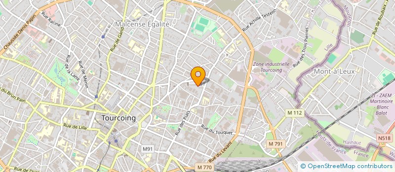 localisation de l'entreprise MONSIEUR AHMED AMROUNE  TOURCOING