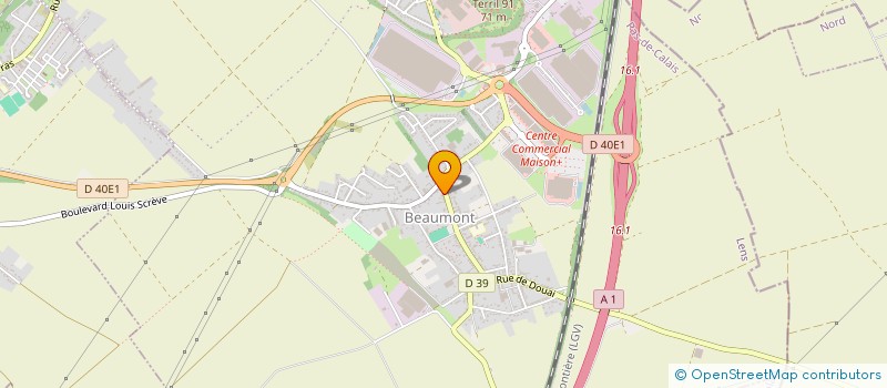 localisation de l'entreprise MONSIEUR AHMED AMZIL  HENIN-BEAUMONT